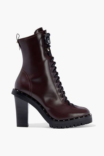 VALENTINO GARAVANI Rockstud Ankle Boots aus Leder