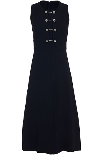 PROENZA SCHOULER Midikleid aus Crêpe mit Verzierung