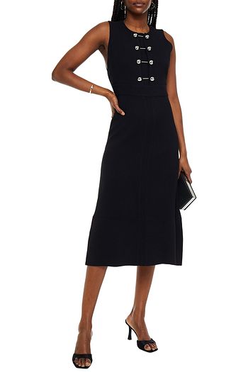 PROENZA SCHOULER Midikleid aus Crêpe mit Verzierung