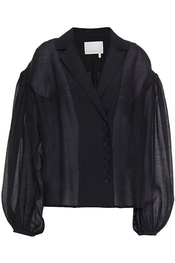REMAIN BIRGER CHRISTENSEN Gathered woven top