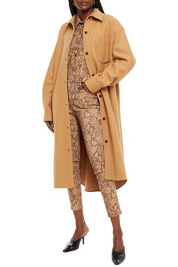 ALEXANDER WANG Oversized wool-blend felt coat