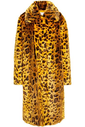 STAND STUDIO Oversized faux fur leopard-print coat