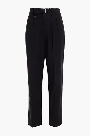 MAISON MARGIELA Hose mit geradem Bein aus Baumwoll-Twill mit Gürtel