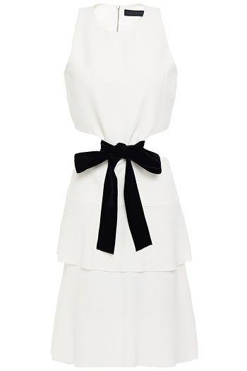 PROENZA SCHOULER Cutout bow-detailed crepe dress