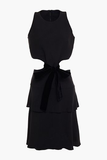 PROENZA SCHOULER Cutout bow-detailed crepe dress