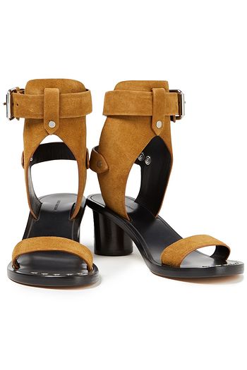 ISABEL MARANT Buckled suede sandals