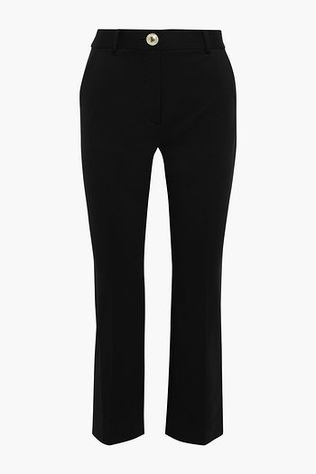DIANE VON FURSTENBERG Taytum Cropped Hose mit schmalem Bein aus Cady