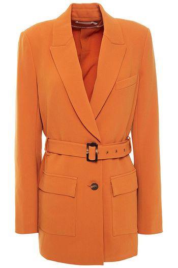 JONATHAN SIMKHAI Belted crepe blazer