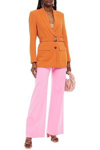 JONATHAN SIMKHAI Belted crepe blazer