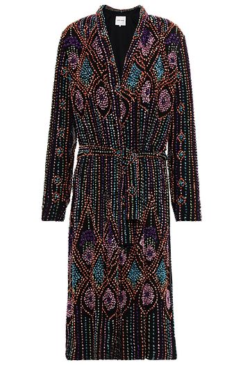 ANTIK BATIK Emilia embellished crepe coat