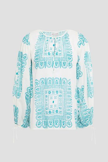 ANTIK BATIK Nali printed cotton blouse