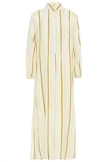 ANTIK BATIK Antonia striped cotton-gauze midi dress