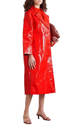 STAND STUDIO Lexie vinyl coat