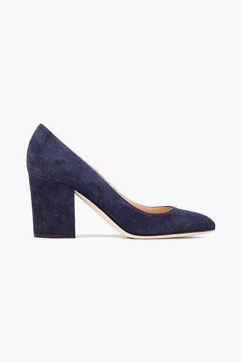 SERGIO ROSSI Pumps aus Veloursleder