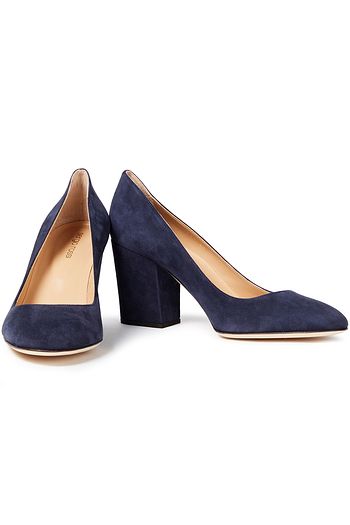 SERGIO ROSSI Pumps aus Veloursleder