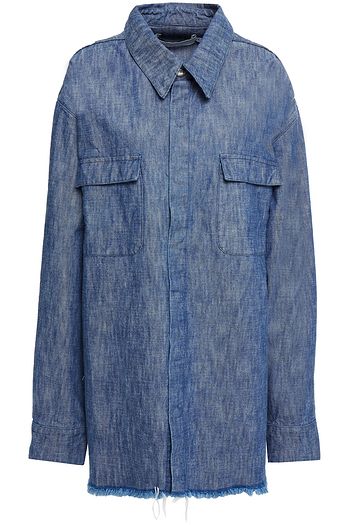 MARQUES' ALMEIDA Oversized frayed denim shirt