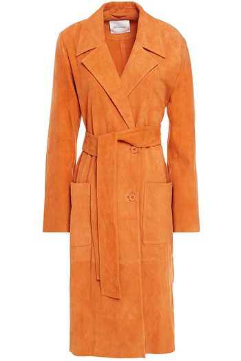 AMERICAN VINTAGE Suede trench coat