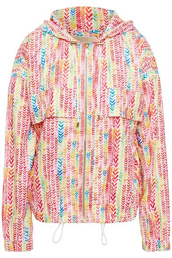 MICHAEL MICHAEL KORS Printed shell hooded jacket
