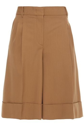 CASASOLA Pleated wool shorts