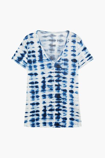 MAJESTIC FILATURES Tie-dyed linen-jersey T-shirt