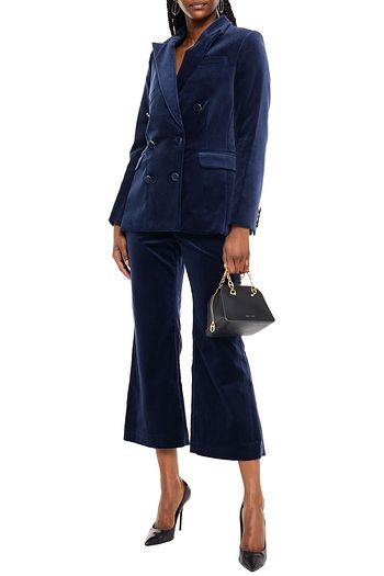 ZIMMERMANN Double-breasted cotton-velvet blazer