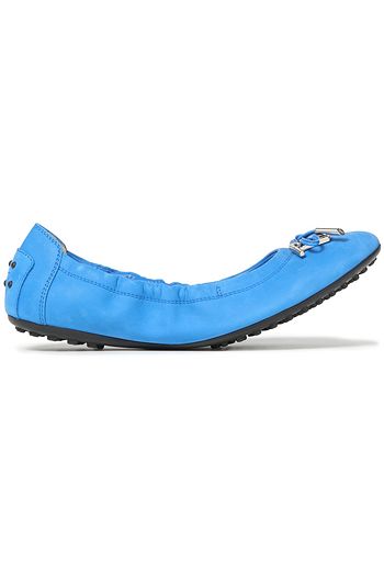 TOD'S Verzierte Ballerinas aus Veloursleder