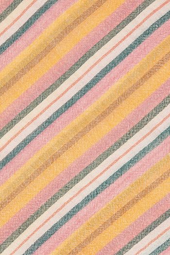 CHAN LUU Frayed striped cashmere and silk-blend scarf