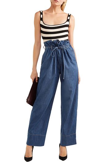 STELLA MCCARTNEY High-rise wide-leg jeans