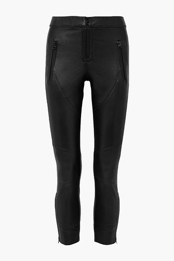 ISABEL MARANT Happy cropped leather skinny pants