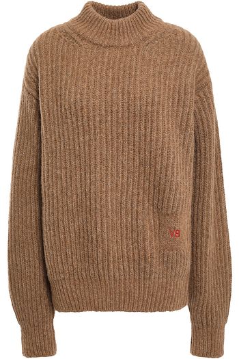 VICTORIA BECKHAM Ribbed alpaca-blend sweater