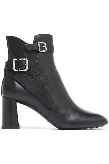 TOD'S Ankle Boots aus Leder mit Schnalle