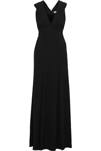 LANVIN Pleated washed-silk gown