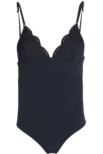 STELLA MCCARTNEY Broderie anglaise-trimmed swimsuit