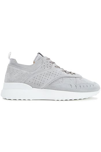 TOD'S Sneakers aus perforiertem Veloursleder