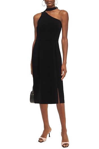 ZIMMERMANN One-shoulder stretch-crepe midi dress