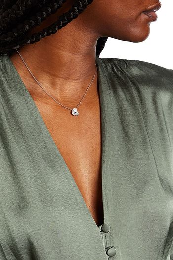 ADINA REYTER Kette aus Sterlingsilber mit Diamanten und Saphiren