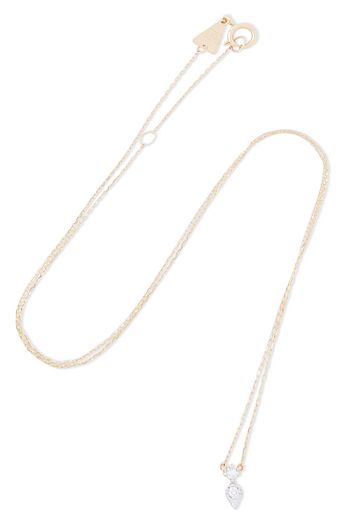 ADINA REYTER Kette aus 14 KT. Gold mit Diamanten