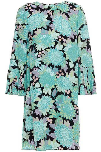 KATE SPADE NEW YORK Dahlia Bloom floral-print crepe mini dress
