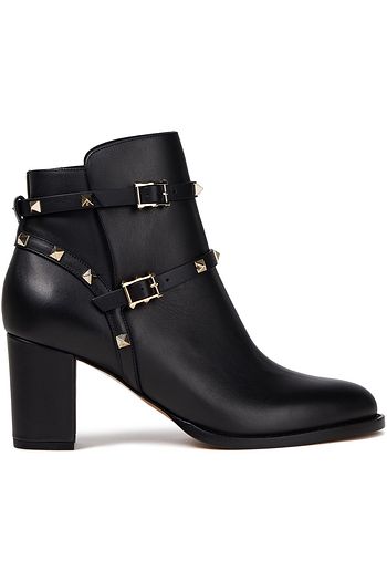 VALENTINO GARAVANI Ankle Boots aus Leder mit Nieten