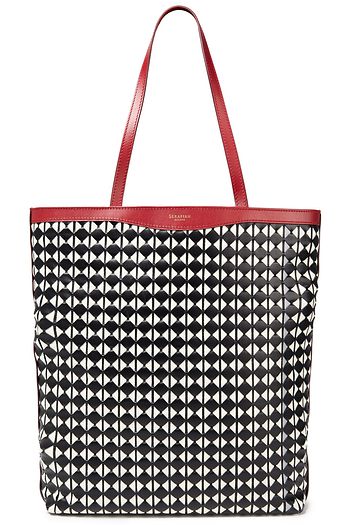 SERAPIAN Mosaico leather tote