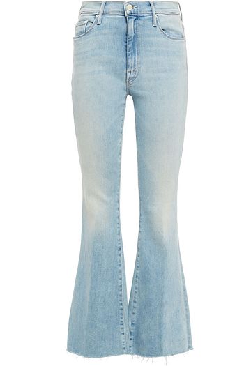 MOTHER Faded high-rise flared jeans