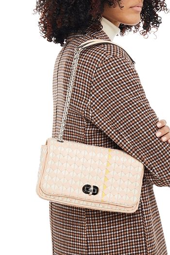 SERAPIAN Mosaico leather shoulder bag
