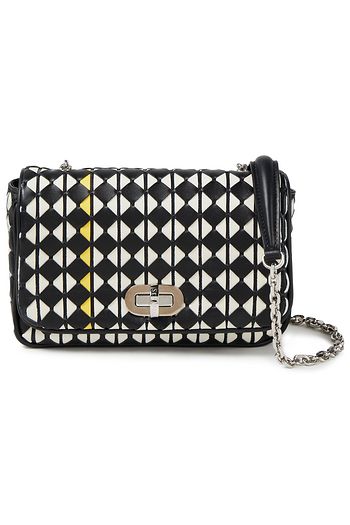 SERAPIAN Mosaico leather shoulder bag