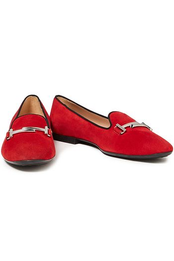 TOD'S Double T Slippers aus Veloursleder