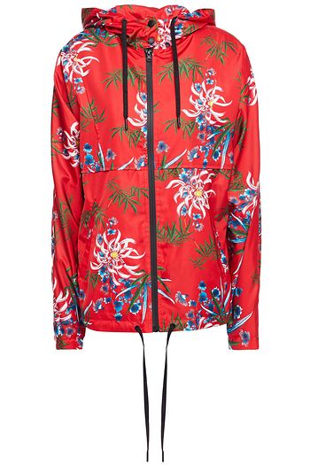 KENZO Floral-print shell hooded jacket