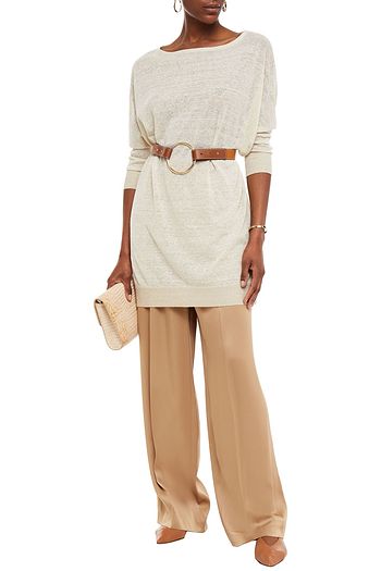 BRUNELLO CUCINELLI Metallic linen-blend sweater