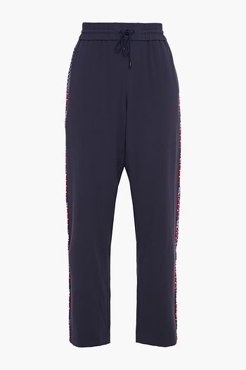 KENZO Printed crepe track pants