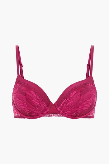 CALVIN KLEIN Stretch-lace underwired contour bra