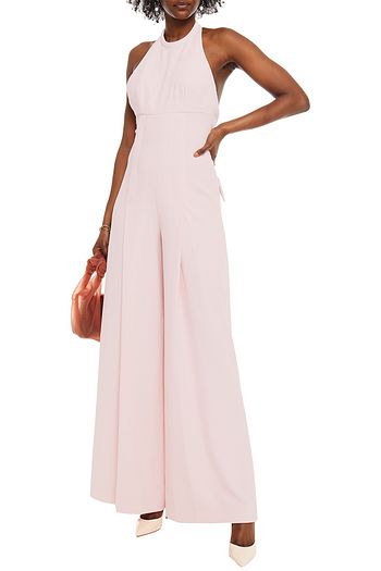 EMILIA WICKSTEAD Sabryn cloqué halterneck jumpsuit