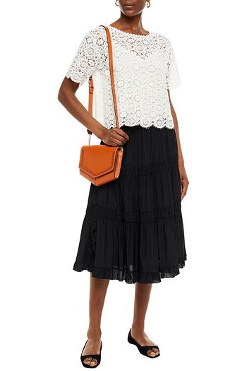 SEE BY CHLOÉ Scalloped corded lace top